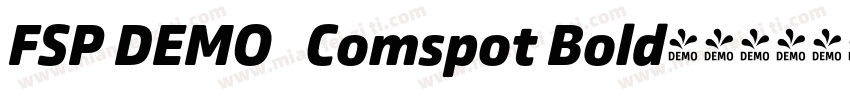 FSP DEMO   Comspot Bold字体转换